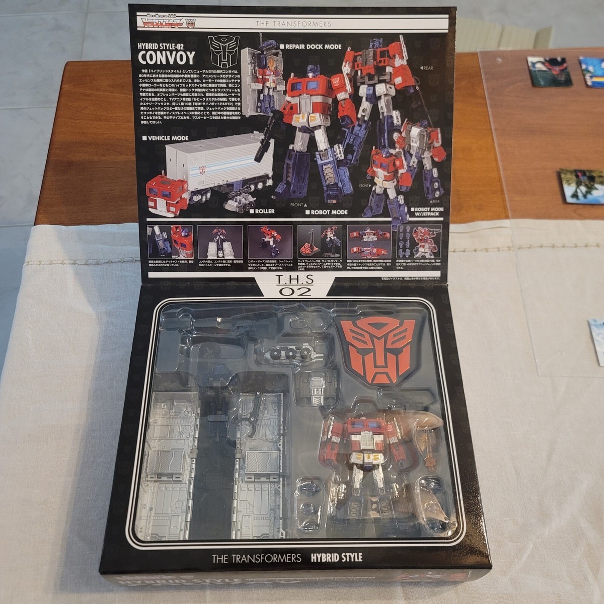 Takara Tomy Transformer Hybrid Style Convoy THS-02 Optimus Takara Tomy Transformer Hybrid Style Convoy THS-02 Optimus