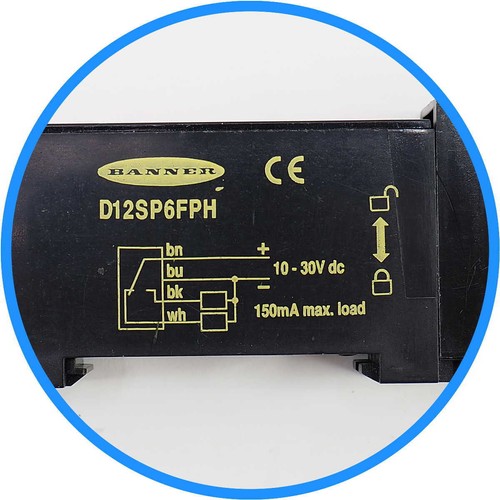 Banner Engineering D12SP6FPH High Power Plastic Fiber Optic Sensor *OPEN BOX!* - Picture 2 of 2