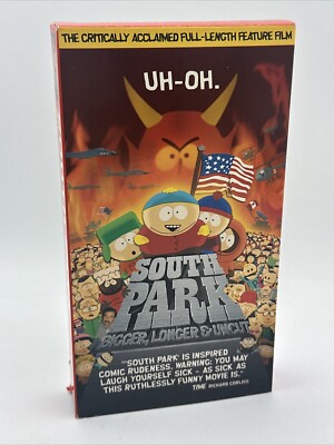 South Park Bigger, Longer Uncut 1999 Movie VHS Academy Screener