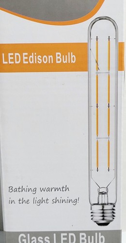 New Sealed Box Leools LED Edison Glass Bulb #T10/T30 AC 110-AC 130 Voltage - Picture 5 of 8