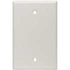 (10)-Leviton 1-Gang Midway Thermoset Blank Wall Plate, White 003-80514-00W