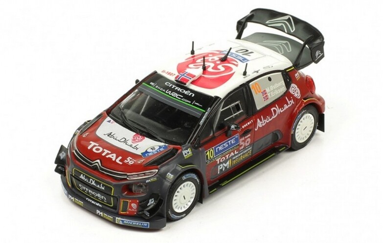 Citroen C3 WRC IXO 1/43 Miniature Collector Rallye de Finlande