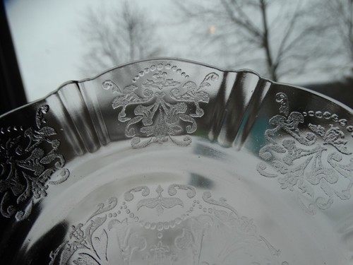 MacBeth-Evans Pink Depression Glass American Sweetheart 6" Bread Plate VGUC - Picture 3 of 10