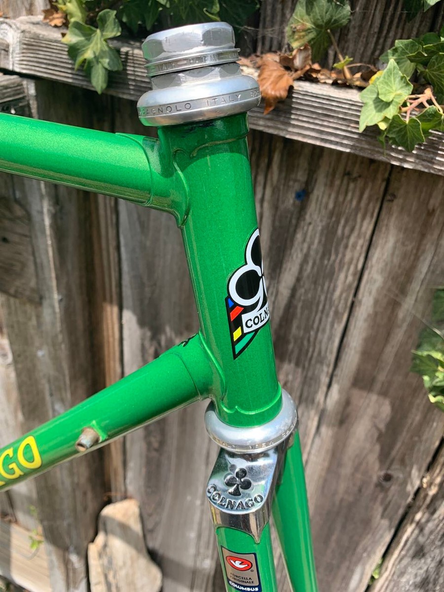 Cadre Colnago Super Saronni Rouge 1980 – Acier Columbus SL 54 Cm Vintage