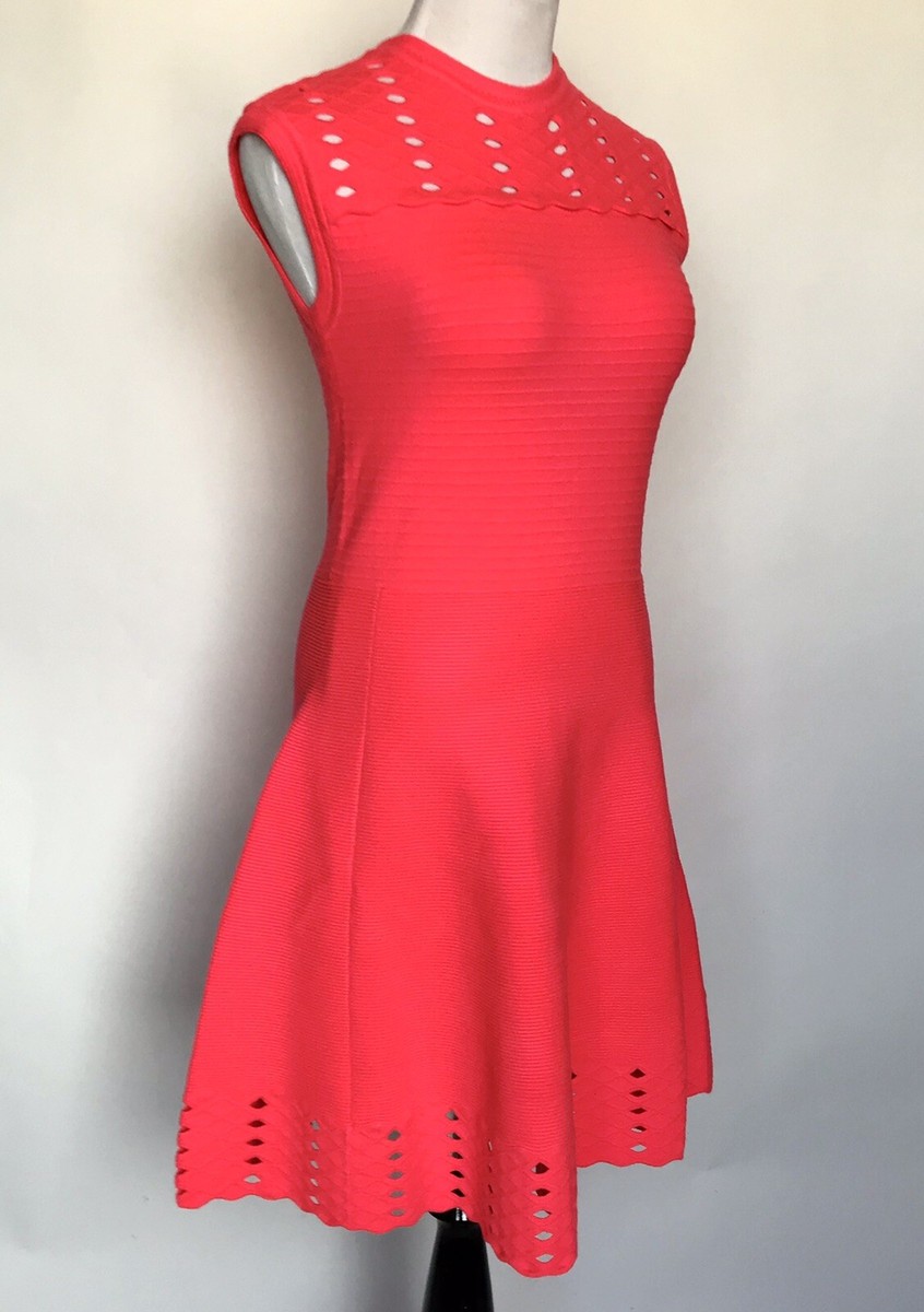 Ted Baker Zaralie Jacquard Panel Skater Dress 3(US 8) Retail