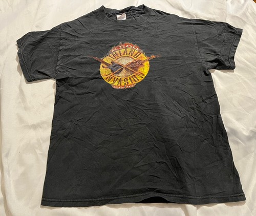 vintage 2006 kroq inland invasion T Shirt M Guns N Roses Muse Alice In Chains