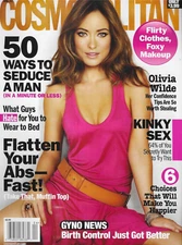 Cosmopolitan Magazine Olivia Wilde Relationships Fitness Fashion Makeup 2011