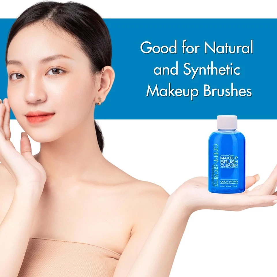 Cepillo limpiador de maquillaje de secado rápido Cinema Secrets Cosmetics 4 oz Foto 3 de 4