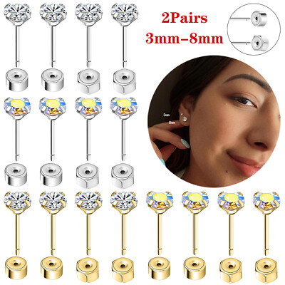10 Pcs Pack Titanium Labrets Threadless Push in bar only
