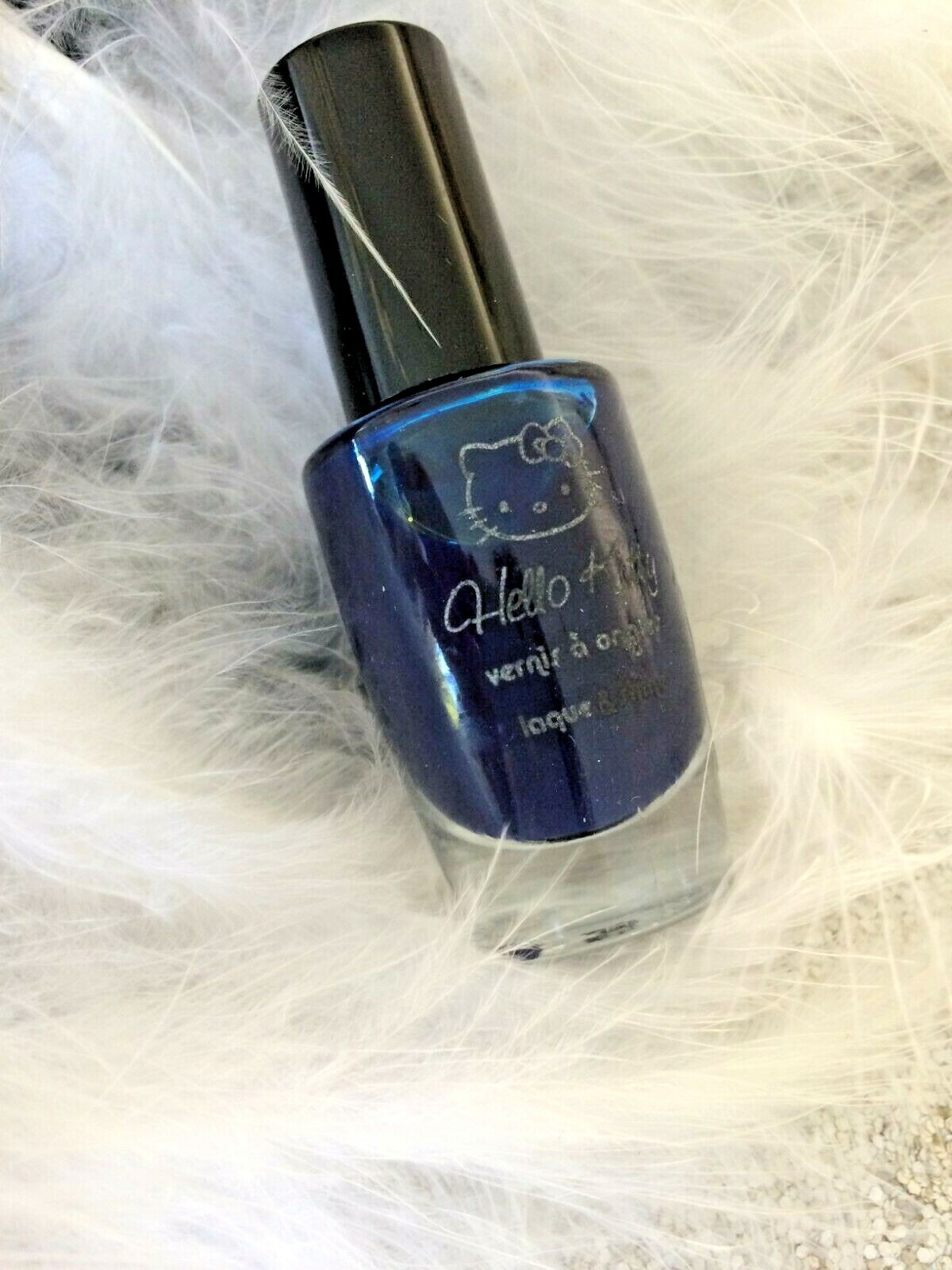 HELLO KITTY Laca de Uñas Brillo Color Shine Sleepless IN Tokyo Azul Noche Nuevo