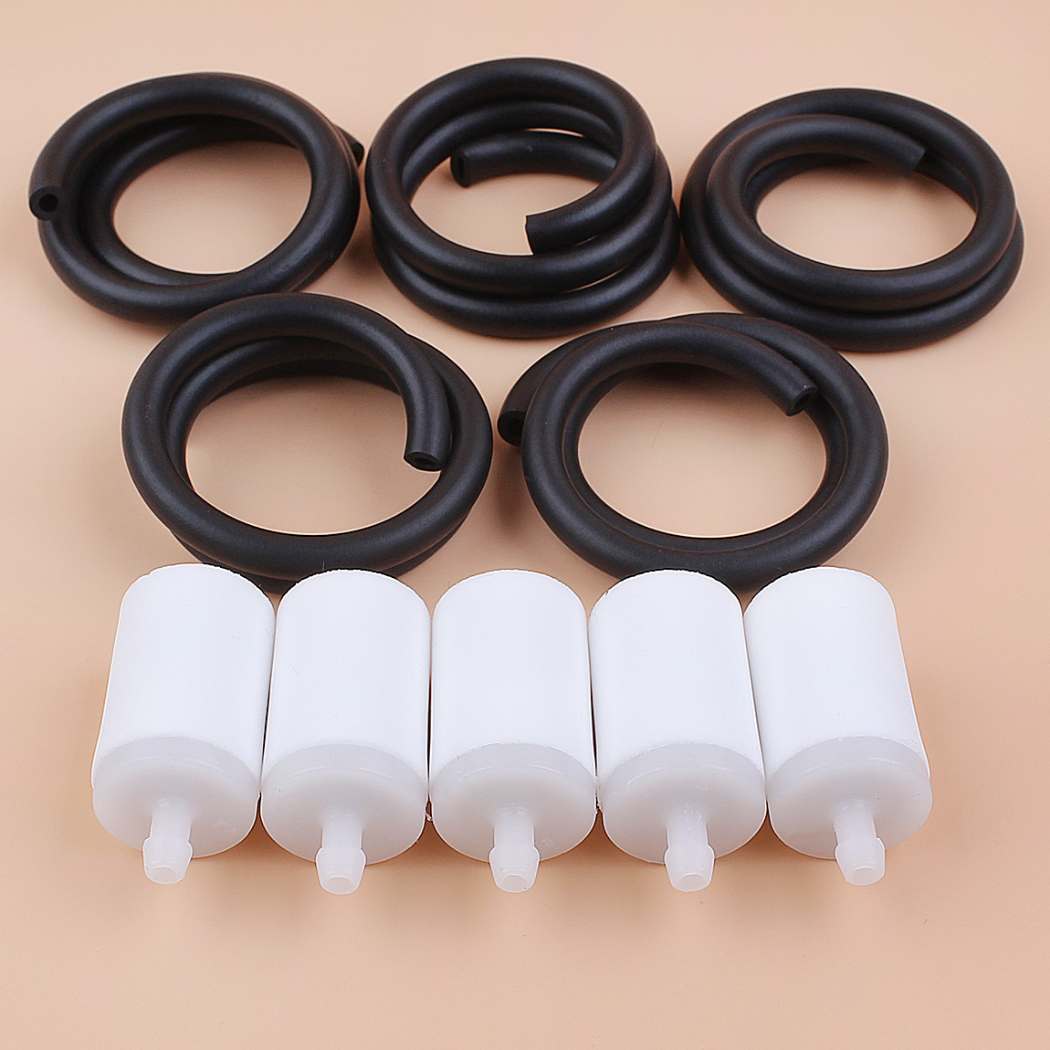 5 x Fuel Filter Hose Line Kit For HUSQVARNA 362 365 371 372 Chainsaw