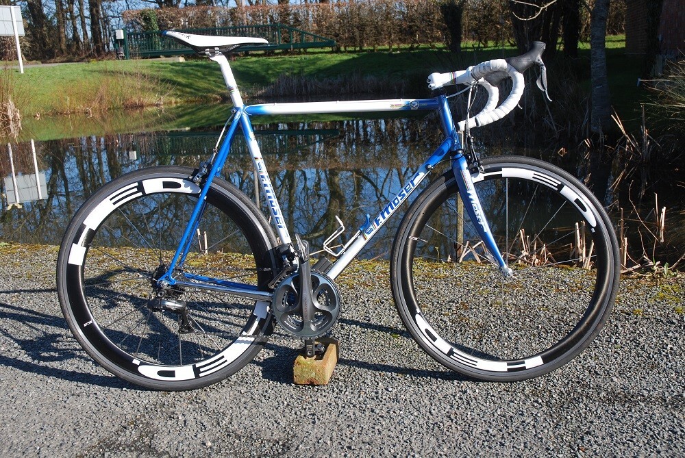 Vintage Moser/Shimano di2 restomod bike bicycle UK