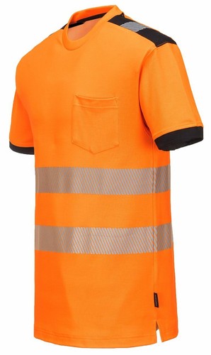 Portwest T181 Hi Vis T-shirt de sécurité léger réfléchissant à manches courtes - Photo 11 sur 19