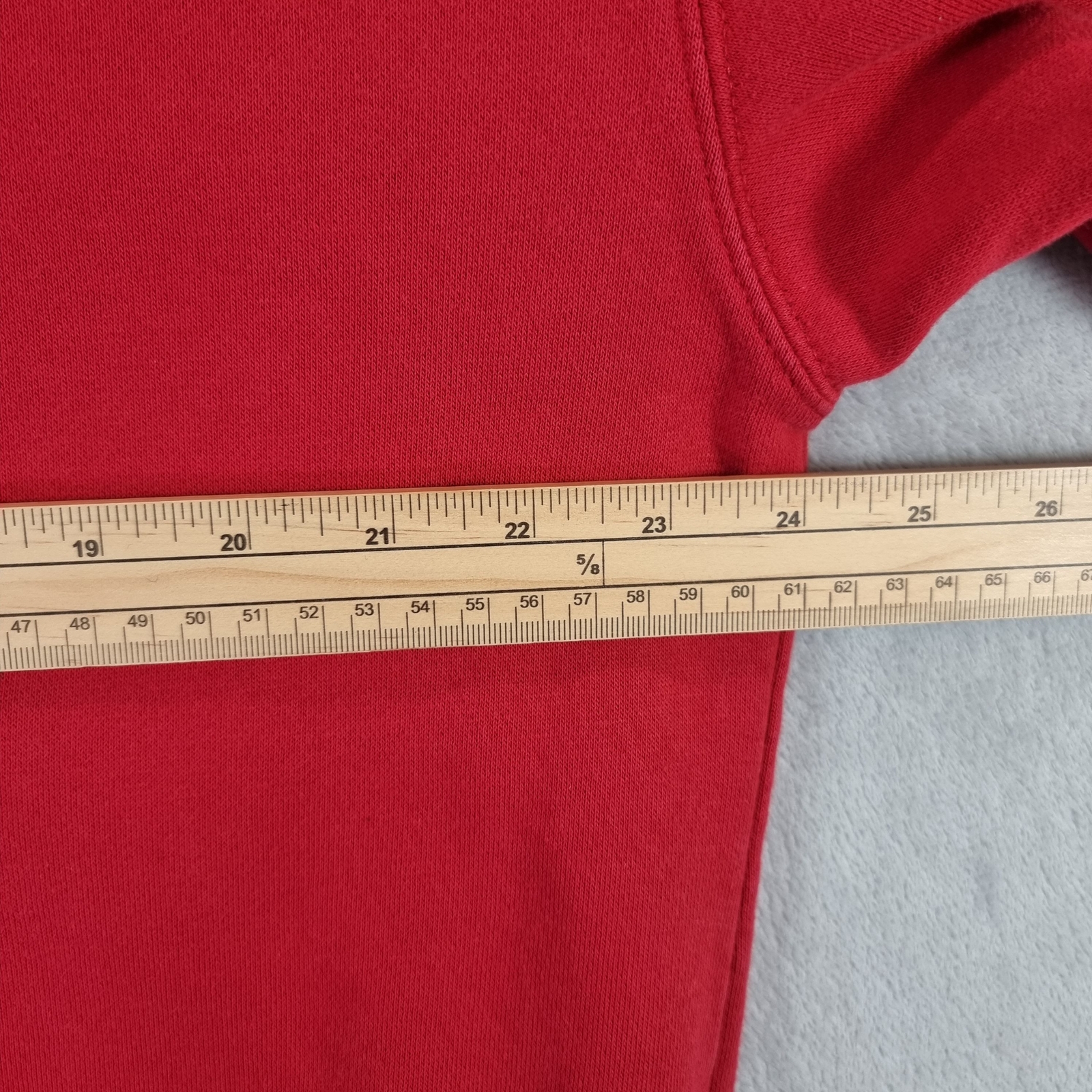 Felpa Fila con cappuccio XL extra large rossa ricamata logo spellout pullover