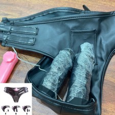 Vibration Panties with Dildo Anal Vaginal Plug Butt Sex Toys Strap on Harness US