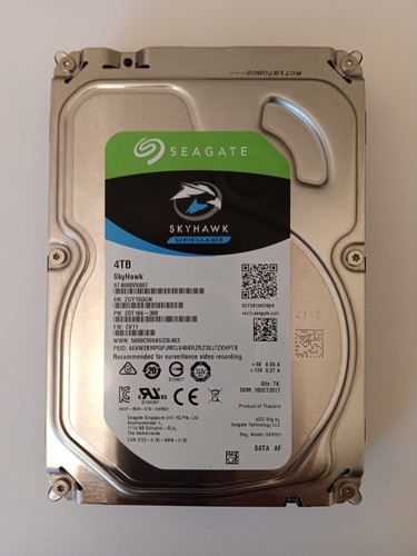 Seagate Skyhawk 4TB 3.5" SATA 6Gb/s 7.2k RPM Internal Hard Drive