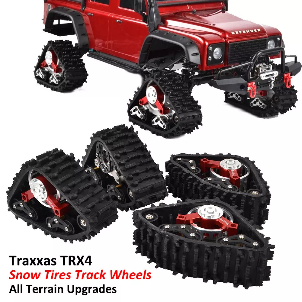 TRX-4 Deep-Terrain Snow Mud Tires Track Wheels for Traxxas TRX4 Ford G500  Traxx