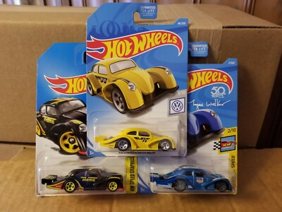 Hotwheels VOLKSWAGEN KAFER RACER ( LOT OF 3 ) 