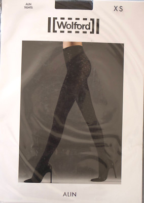 New Fancy Opaque Tights Raven + Wolford Alin + XS/S Or M