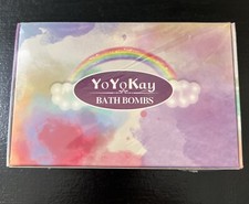 Yo Yo Kay Bath Bombs Set Of 6 New In Sealed Box 2 Blue 2 Pink 2 Orange