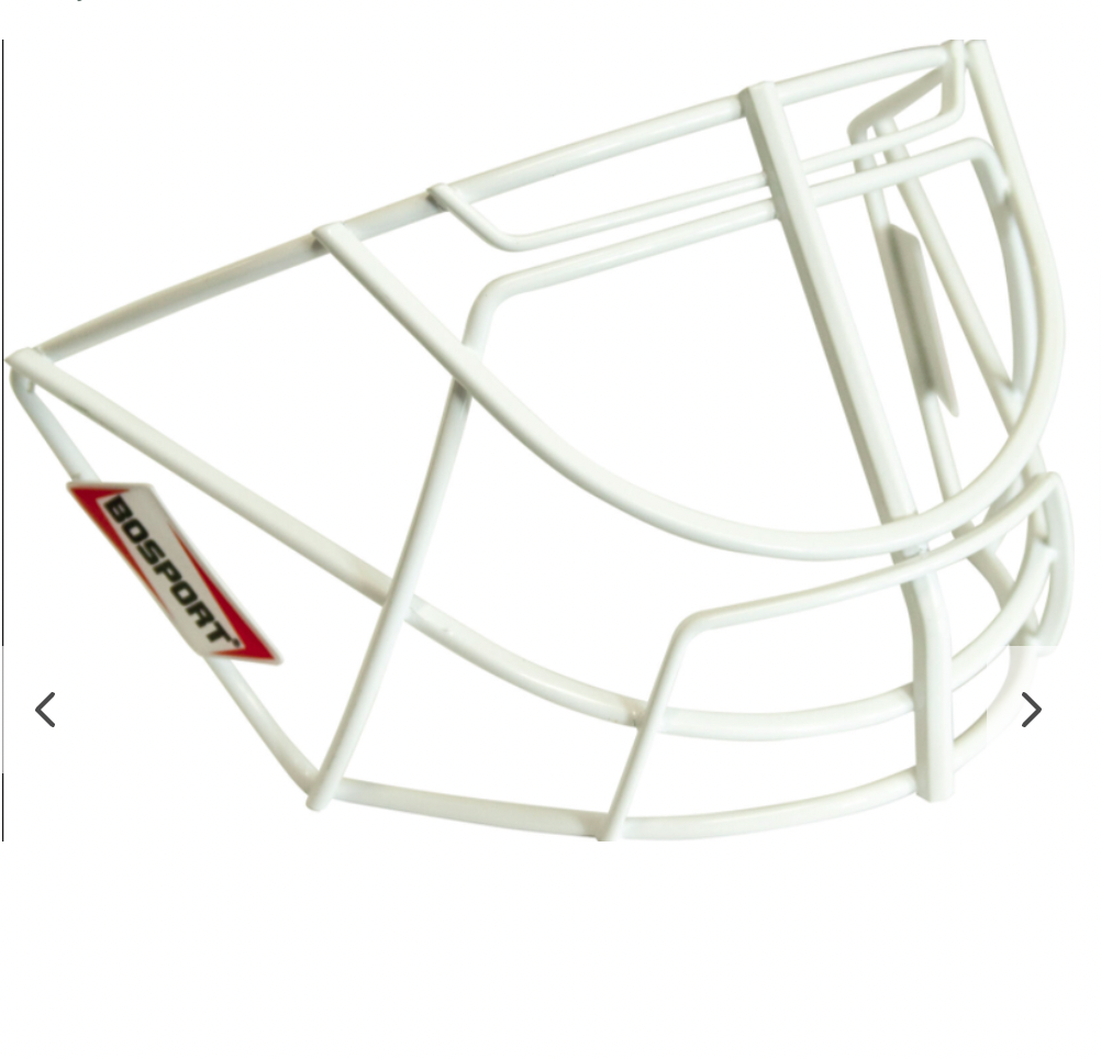 Bosport CatEYE Goalie Cage Fits BAUER NME and CCM Helmets (PROSTOCK) WHITE eBay