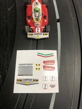 Aurora AFX Decalcomanie Stampa Termica Argilla Regazzoni's FERRARI 312T #2