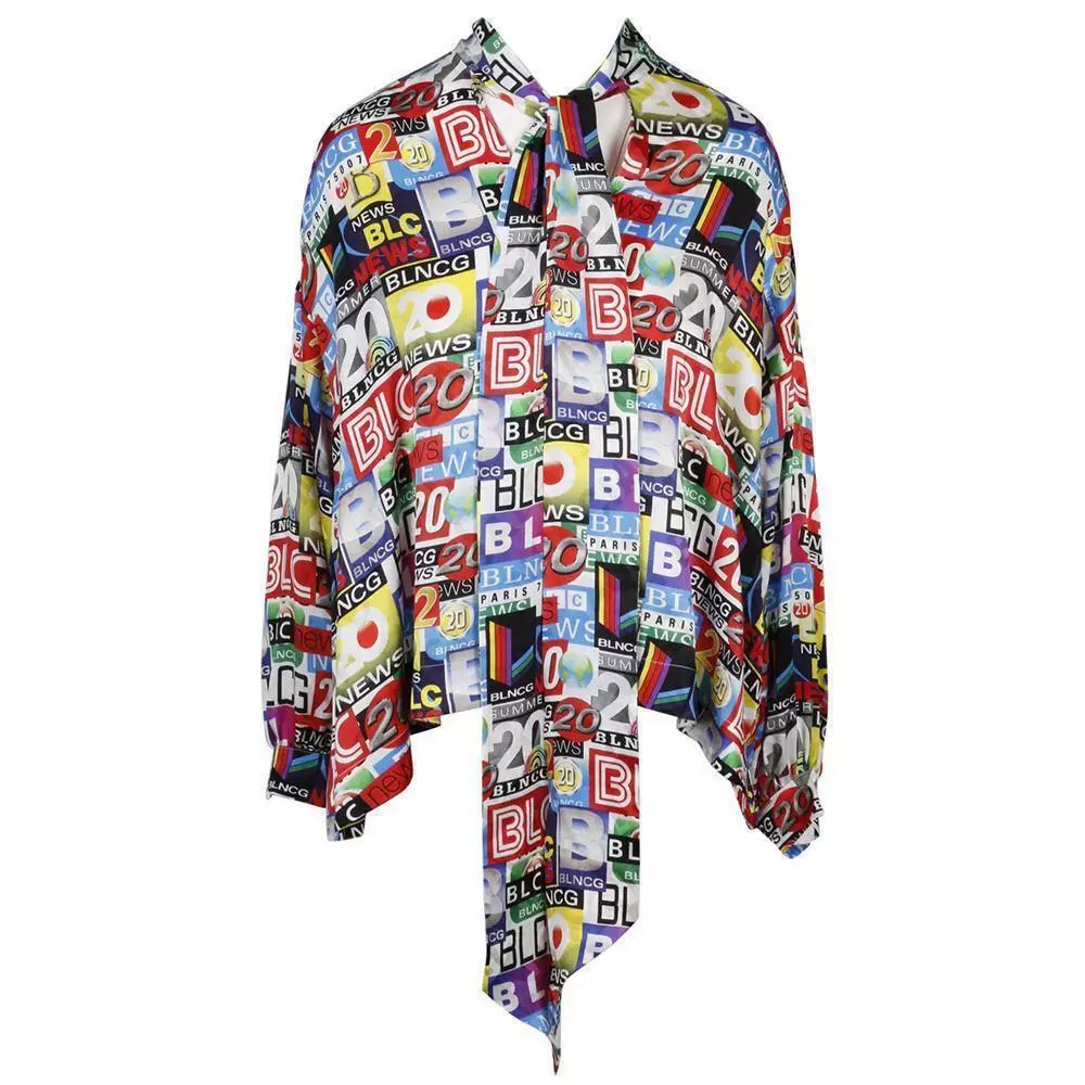 silk balenciaga shirt