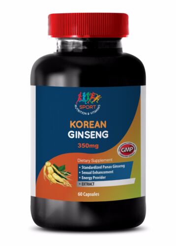 Stimulate Male Sexual Function - KOREAN GINSENG 350mg -  Red Ginseng Extract 1B - 第 1/12 張圖片