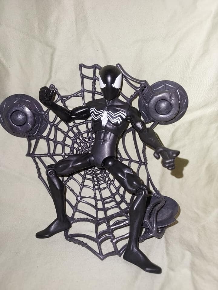 Marvel Spectacular Spiderman Black Suit Symbiote Action Marvel Spectacular Spiderman Black Suit Symbiote Action