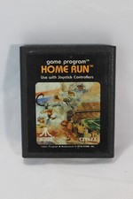 Home Run Atari 2600 Used Tested Video Game CX2623 Retro Baseball Sports Game