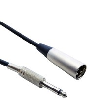 15ft XLR Male to 1/4 inch Mono Male Audio Cable 10XR-01415