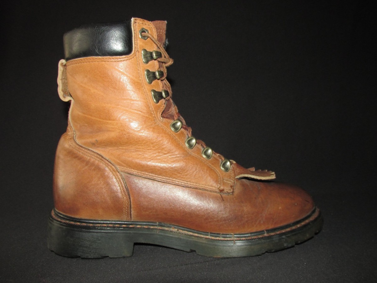 Ariat Work Boots Mens 9.5 Brown Cobalt XR Steel Toe Lace‎ Up Kiltie Leather Ariat Men main image 3