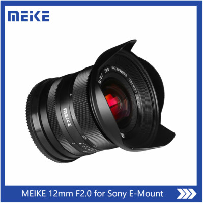 Meike 12mm F2.0 Wide Angle Lens APS-C Manual Focus For Sony E Mount A6400 A5000