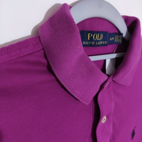 Ralph Lauren Lila Poloshirt Herren Größe Small Freizeit Kurzarm Baumwolle Oberteil - Bild 3 von 15