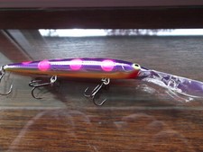 Custom Painted Rapala Suspending Down Deep Husky Jerk,DHJ-12, Blueberry Syrup