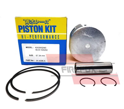 Wiseco PK1504 Kawasaki KX250 KX 250 2002-2003 66.4mm 2 Stroke Piston Wiseco PK1504 Kawasaki KX250 KX 250 2002-2003 66.4mm 2 Stroke Piston