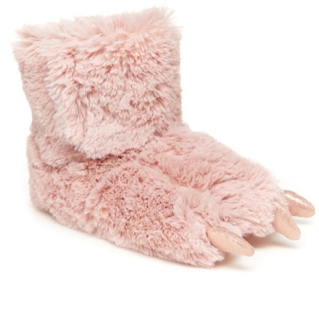 New Dinosaur Feet Pink House Slippers Size 5 6 in Kids From Target