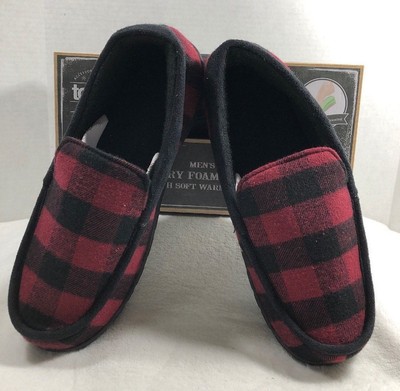 totes toasties men's memory foam slippers