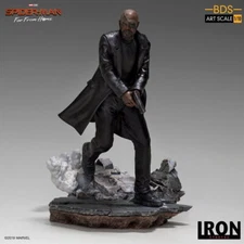 Iron Studios Spider-Man: Far From Home Nick Fury BDS Art Scale 1/10 Statue New