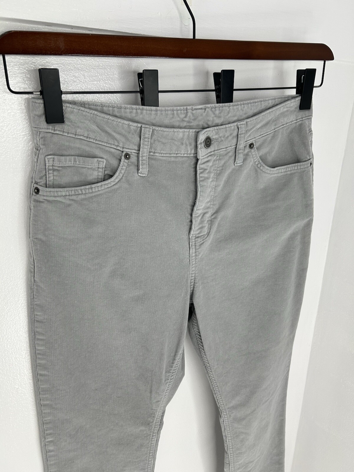 Patagonia Corduroy Pants Size 28 Gray Skinny Stretch Organic Cotton Gorpcore thumbnail 4