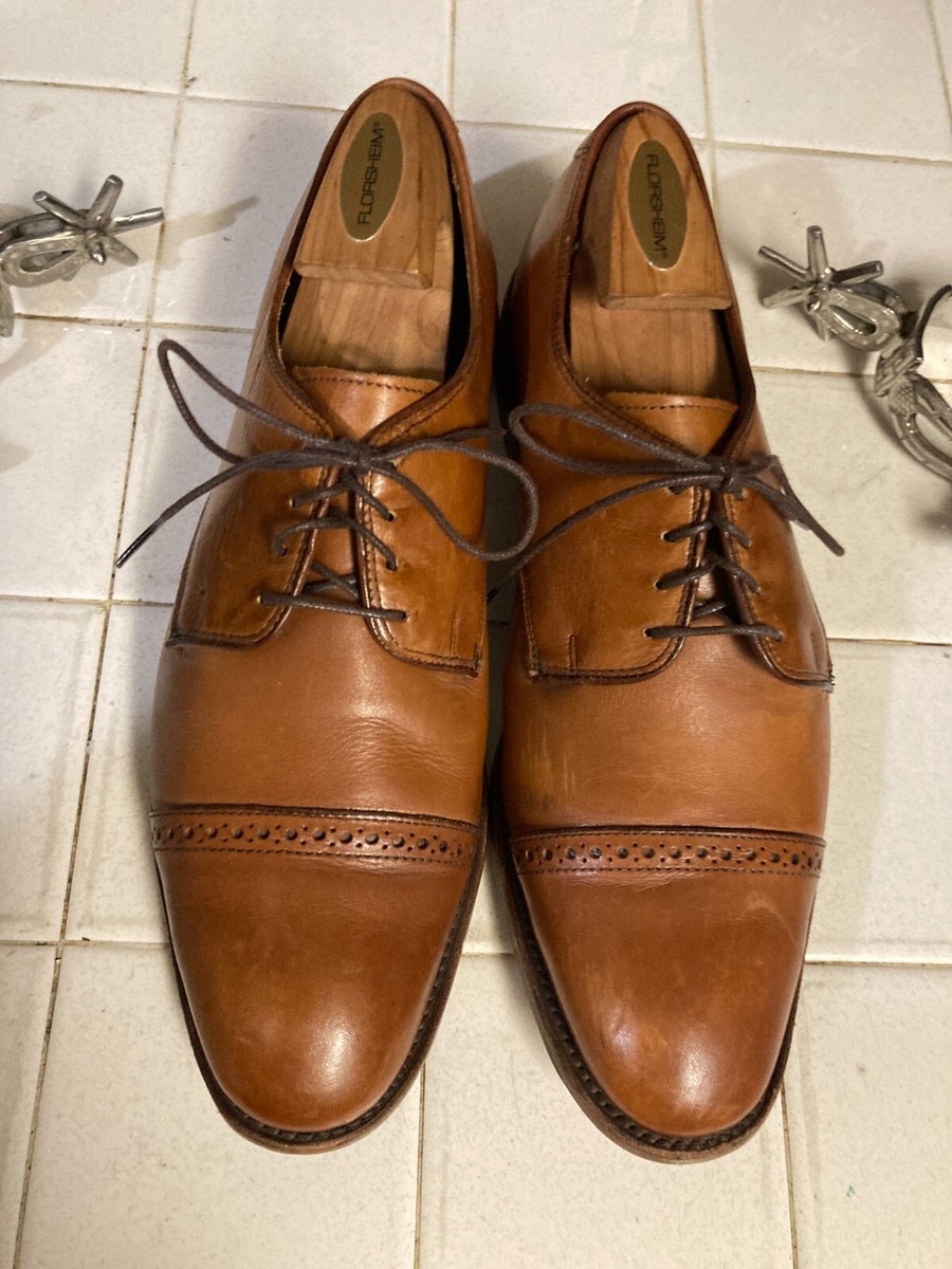 Allen Edmonds Walnut Leather Bond Street Cap Toe Oxfords 10.5 Allen Edmonds Bond Street Walnut main image 2