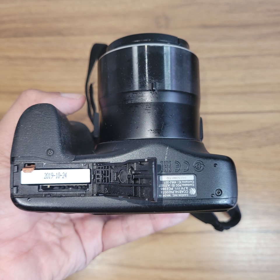 Canon PowerShot SX540HS DSLR Camera W2 Battery, Charger, Neck Strap