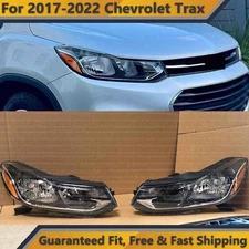 Front Halogen Headlight Replacement for 2017 2022 Chevrolet Trax Left Right 2pcs