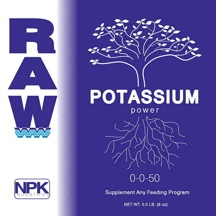Potassium 2oz - RAW Water Soluble Powdered Supplement NPK Industries