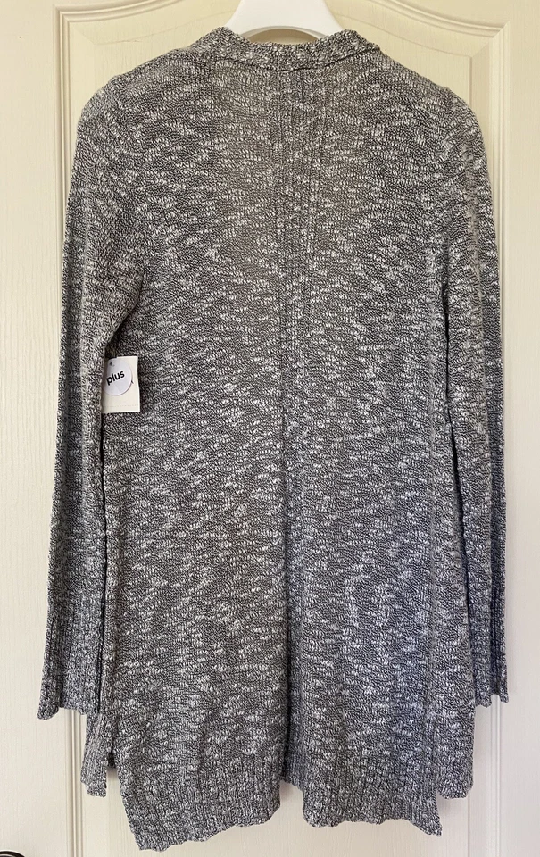 Arizona Jean Co. Girls Heather Grey Size L Plus Open Front Cardigan *NWT $45 - Image 4 of 4