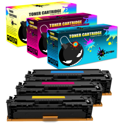 3 CMY Toner replace for HP CF210A 131A LaserJet Pro 200 Color M251 M251n M276n