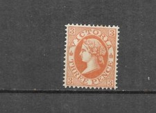 AUSTRALIA . VICTORIA. QUEEN VIC. 1863-1901. 3 PENCE. MINT HINGED. AS PER SCAN