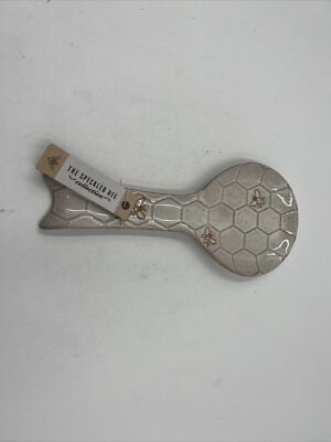 Home Essentials Ceramic 10x4.5in Honeybee Spoon Rest AA02B15021
