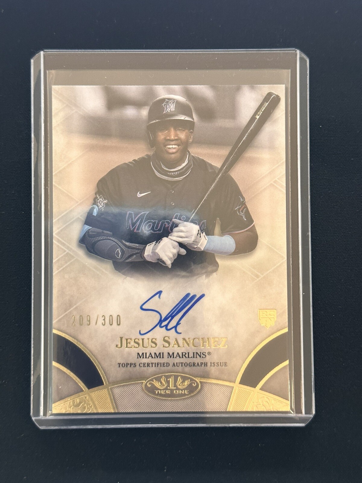 2021 Topps Tier One Break Out Jesus Sanchez RC Auto 209/300