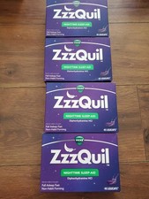 4X ZzzQuil Nighttime Sleep-Aid 48 LiquiCaps 192 total 